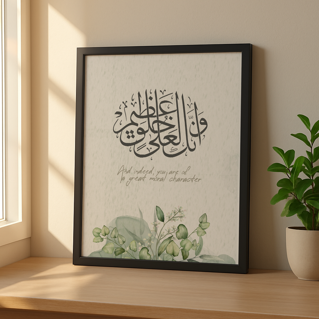 و إنك لعلي خلق عظيم