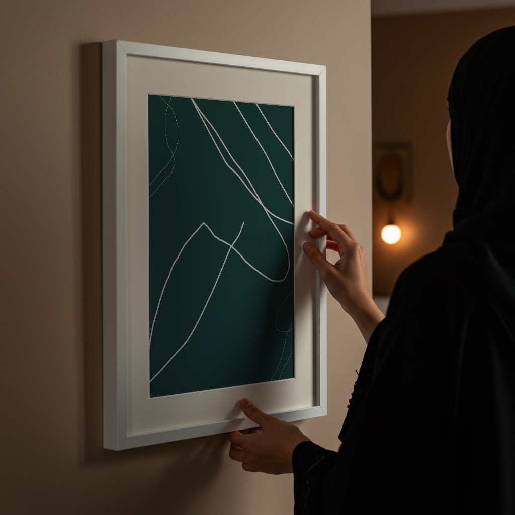 Allah handwriting green