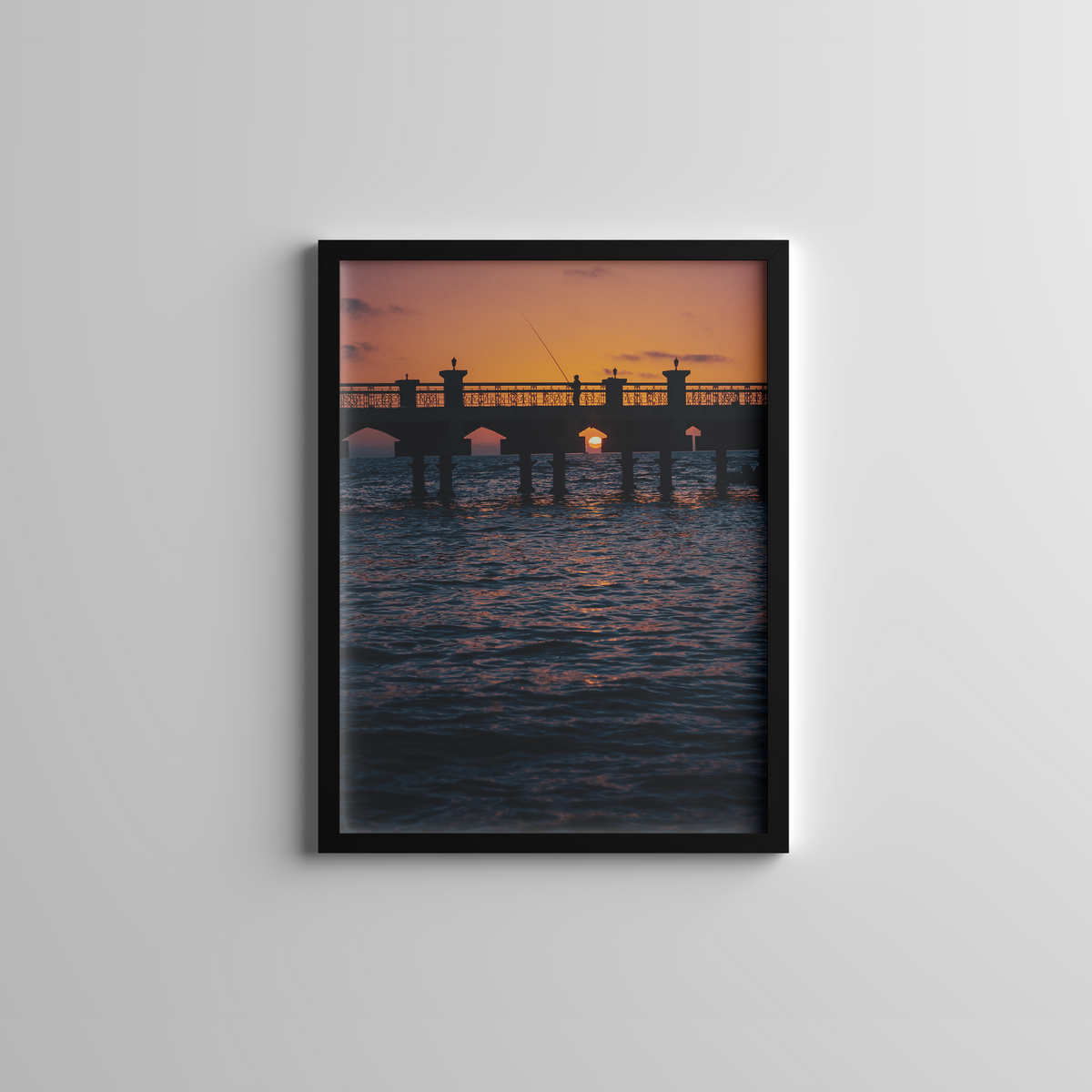 Fisherman at Sunset