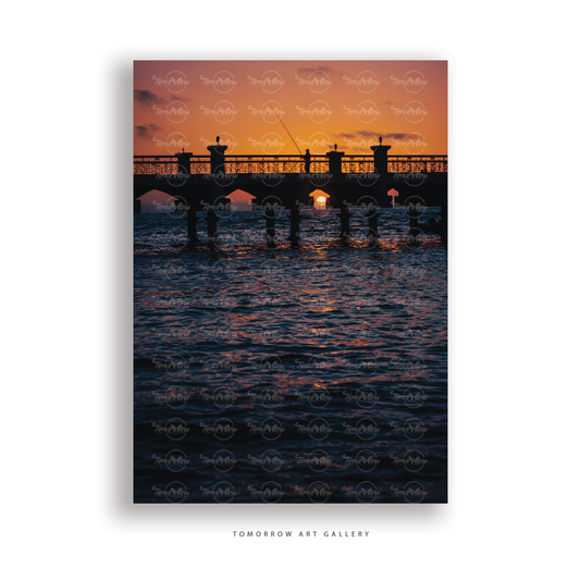 Fisherman at Sunset