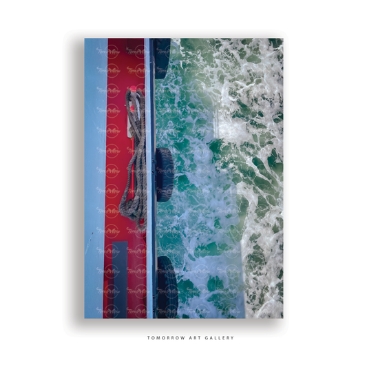 Boat and Sea Waves