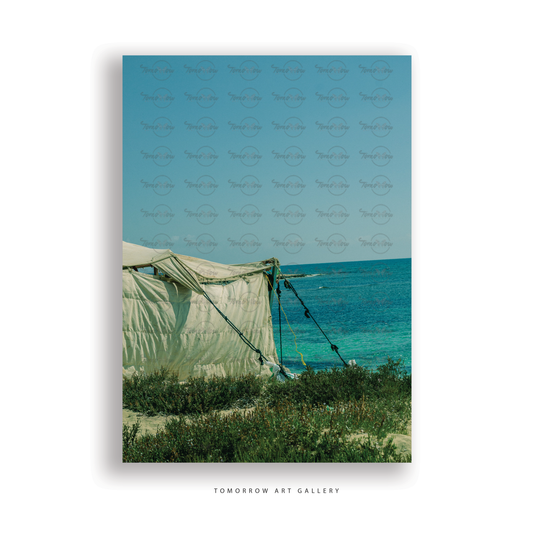 Tent by the sea