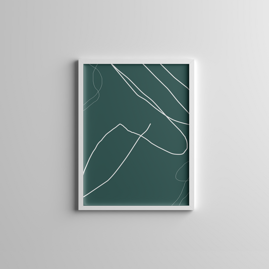 Allah handwriting green