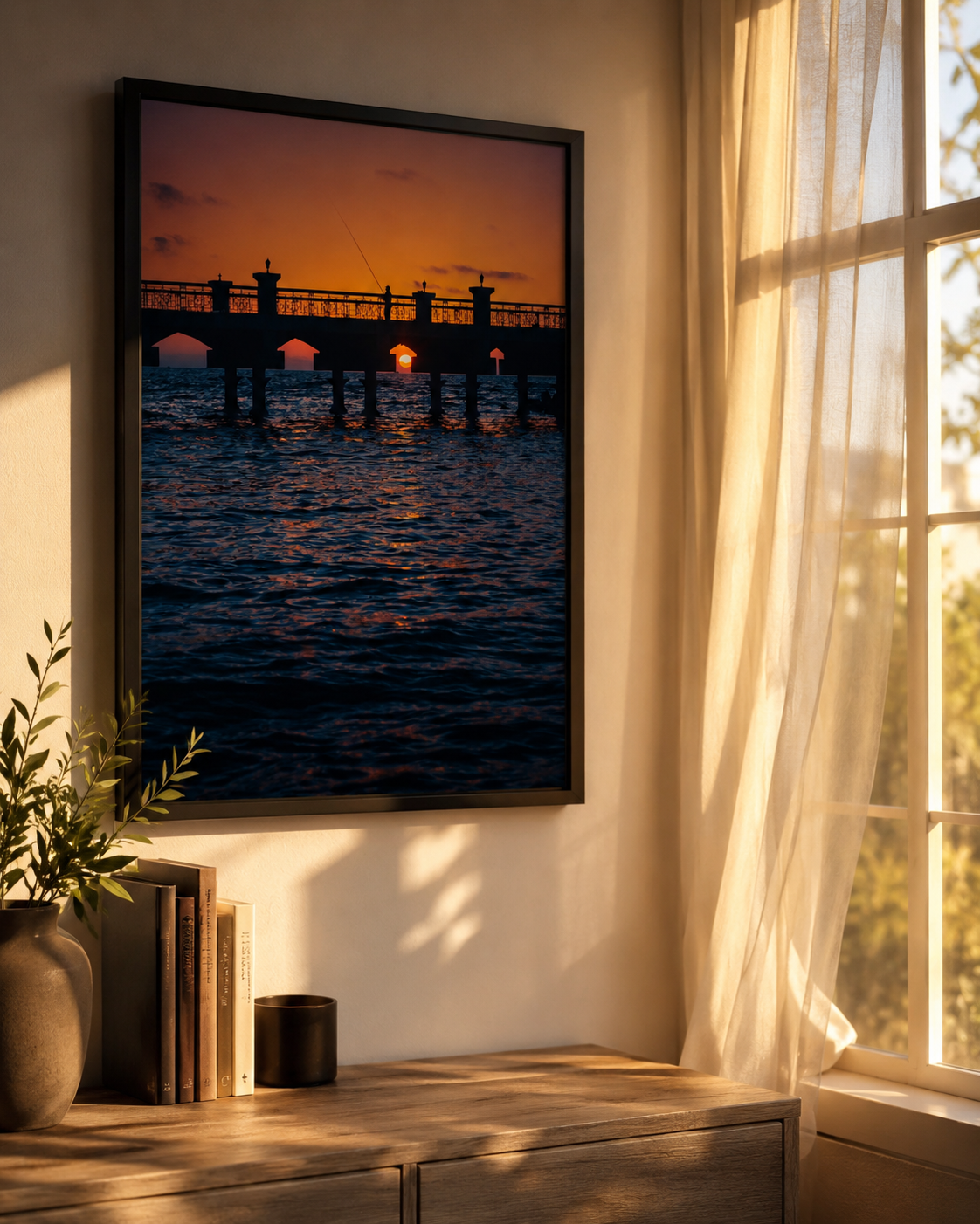 Fisherman at Sunset