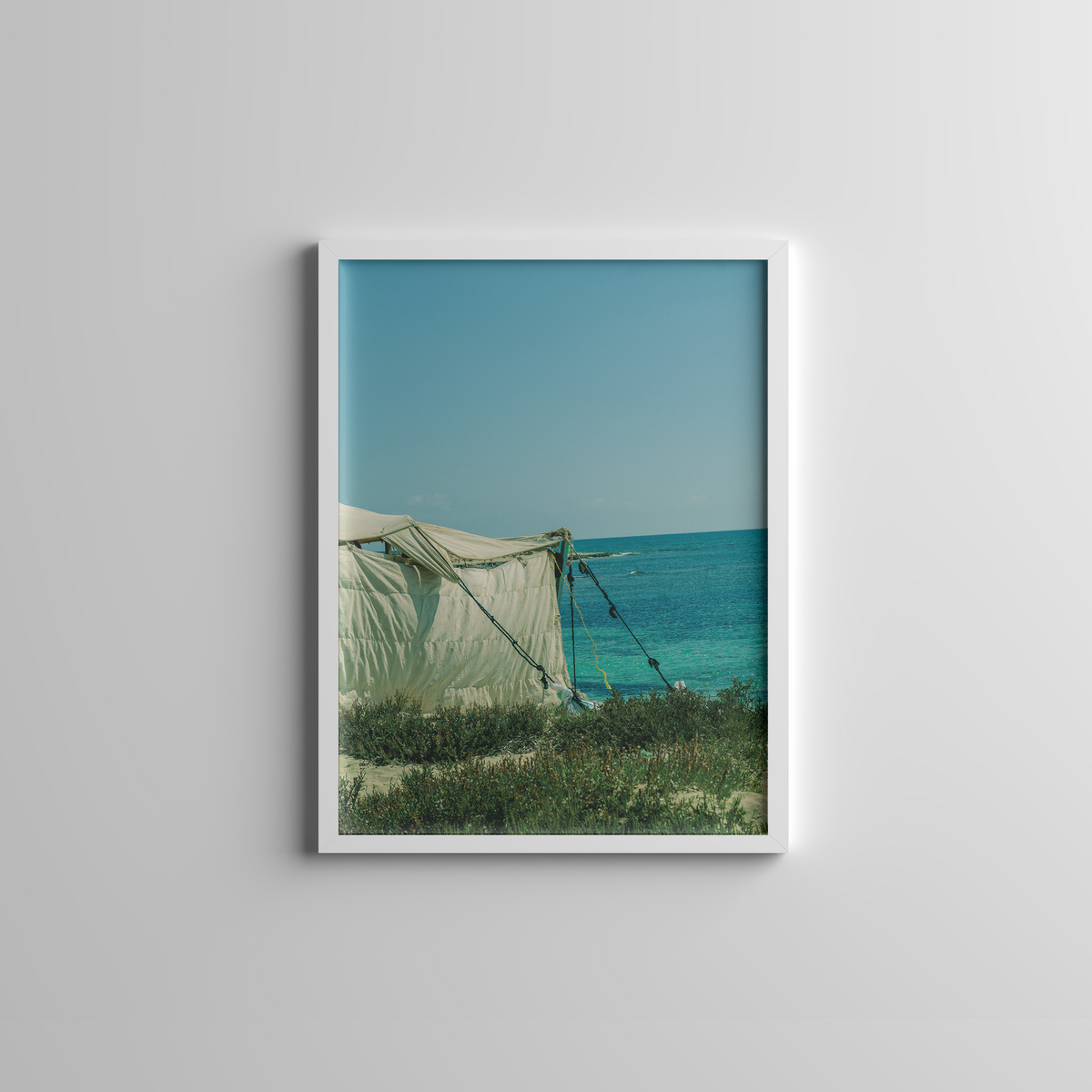 Tent by the sea